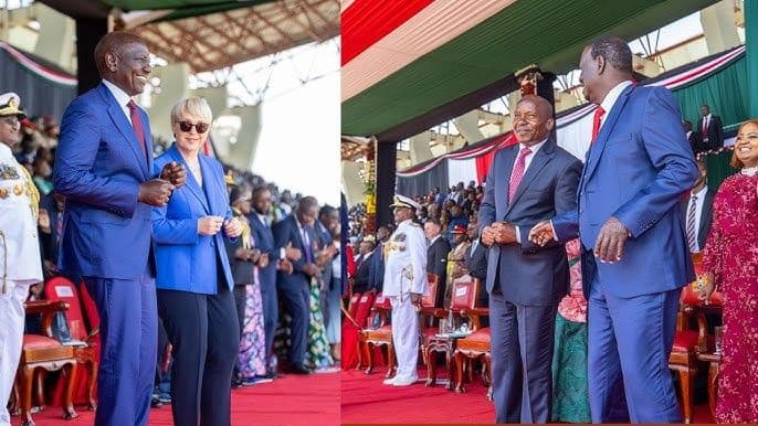 Ruto and Slovenian President Steal the Show with Cultural Dance at Madaraka Celebrations