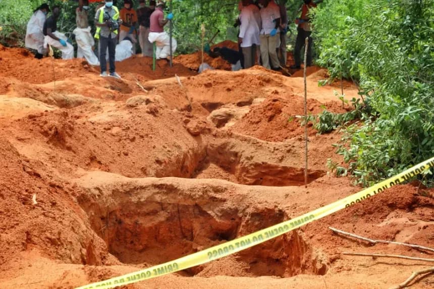 New Mass Graves Unearthed in Kwa Binzaro Near Shakahola Forest 