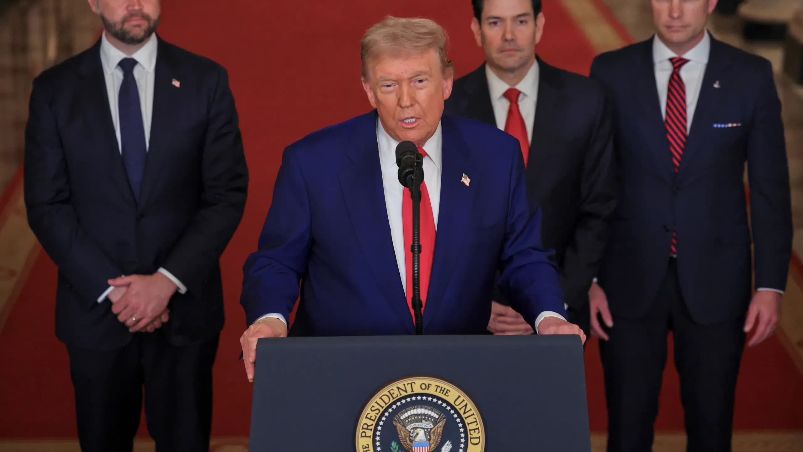  Trump Declares Iran Will “Cease to Exist” if War Escalates After U.S. Strike